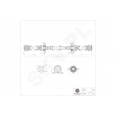 Arbre de transmission Cardan Arrière Pour Mercedes-Benz Viano Vito 6394104906