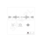 Arbre de transmission Cardan Arrière Pour Mercedes-Benz Vito 6394103106