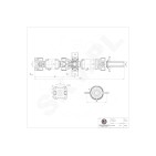 Arbre de transmission Cardan Arrière Pour Mitsubishi L200/Triton 3401A448