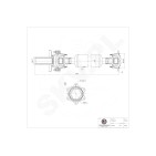 Arbre de transmission Cardan Arrière Pour Mitsubishi 3401A018