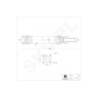 Arbre de transmission Cardan Arrière Pour Nissan Serena Van 370007C001