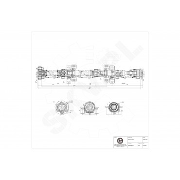 Arbre de transmission Cardan Arrière Pour Renault Scénic I 7711135224