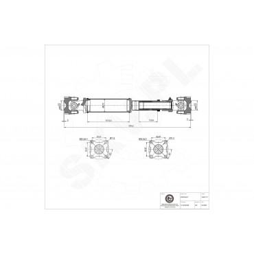 Arbre de transmission Arrière Pour Toyota Hilux VIII Pick-up VII 371400K030