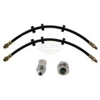 x2 Flexible de frein Avant BMW Série 5 - E39 M5 - E39 - 34301165249, 34321163541