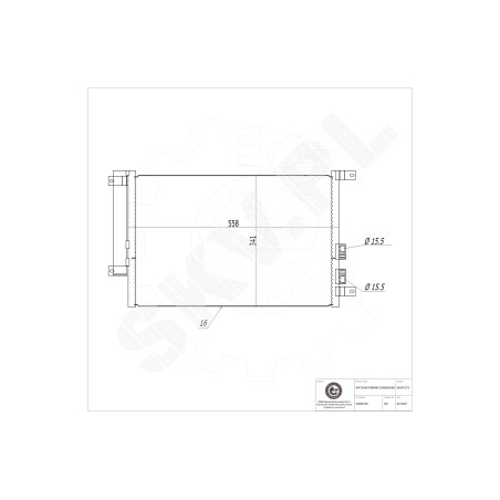 Condenseur de Climatisation Pour Alfa Romeo 147 156 GT 60668109 60679629
