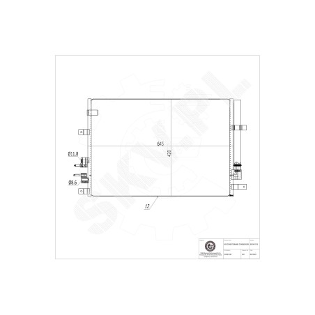 Condenseur de Climatisation Pour Alfa Romeo 159 Brera Spider 50507287 60694767