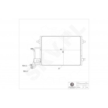 Condenseur de Climatisation Pour VW Passat Audi A4 8D0260401A 8D0260401