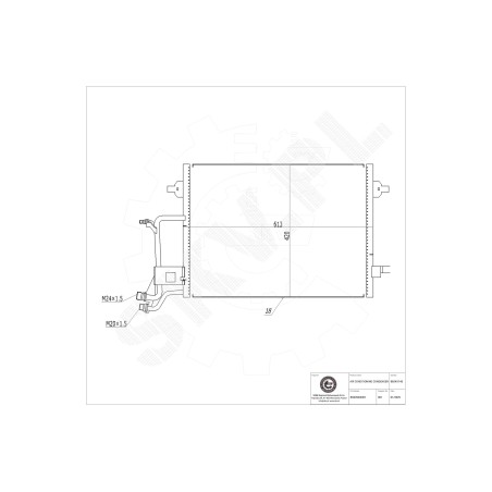 Condenseur de Climatisation Pour VW Passat Audi A4 8D0260401A 8D0260401
