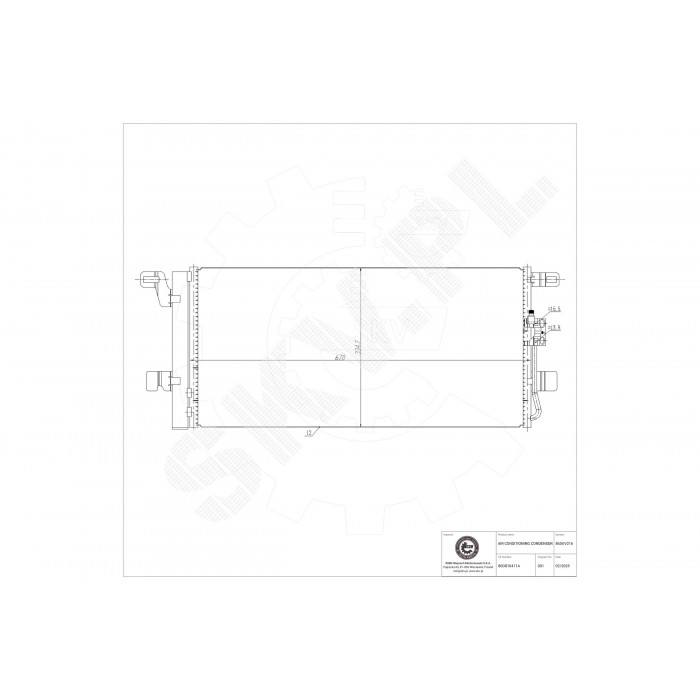 Condenseur de Climatisation Pour Audi Q5 80A816411 80A816411M 80A816411N