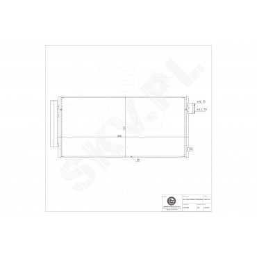 Condenseur de Climatisation Pour Fiat 500 Tipo 51887955 52102801