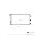 Condenseur de Climatisation Pour Fiat Panda 51782753 51960727