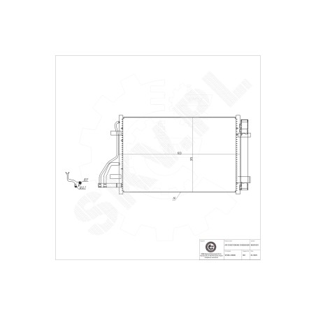 Condenseur de Climatisation Pour Hyundai Elantra A Trois Volumes i30 Break Kia