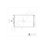Condenseur de Climatisation Pour Hyundai ix55 976063J001 976063J002