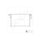 Condenseur de Climatisation Pour Hyundai Santa Fé II Camionnette/SUV 976062B100