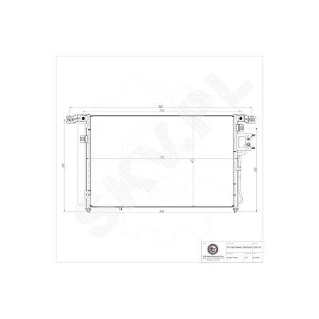 Condenseur de Climatisation Pour Hyundai Santa Fé II Camionnette/SUV 976062B100