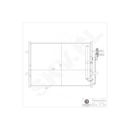 Condenseur de Climatisation Pour Mazda 3 A Trois Volumes 5 BBR461480A BBR461480B