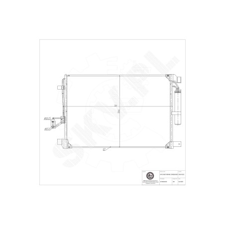 Condenseur de Climatisation Pour Mercedes-Benz Classe X 4705003200 A4705003200