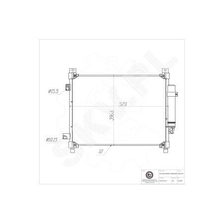 Condenseur de Climatisation Pour Nissan Note 921003VA1A 921003VA1B