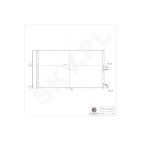 Condenseur de Climatisation Pour Tesla Model 3 107708300A 107708300B