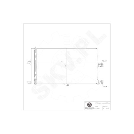 Condenseur de Climatisation Pour Tesla Model 3 107708300A 107708300B