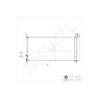 Condenseur de Climatisation Pour Toyota Auris 8845002430