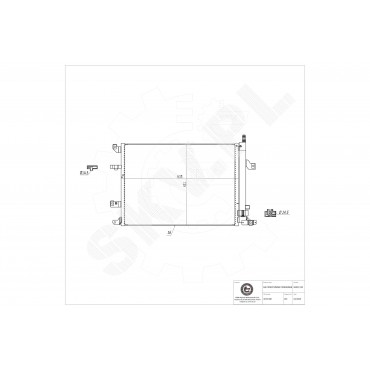 Condenseur de Climatisation Pour Volvo S60 I II S80 V70 30648954 30781281