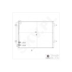 Condenseur de Climatisation Pour VW CC Passat 3C0820411 3C0820411C 3C0820411E