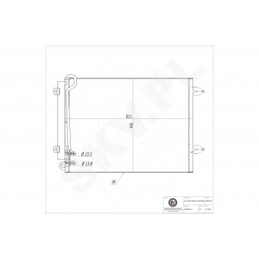 Condenseur de Climatisation Pour VW CC Passat 3C0820411 3C0820411C 3C0820411E