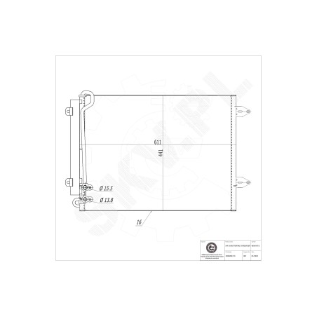 Condenseur de Climatisation Pour VW CC Passat 3C0820411 3C0820411C 3C0820411E