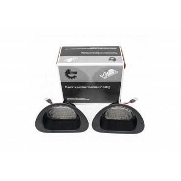 2 Lampe Feu de Plaque LED Pour Peugeot 107 Citroën C1