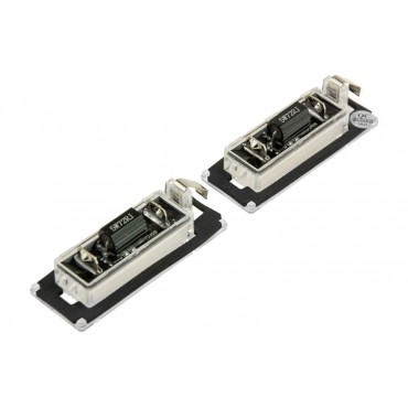 2 Lampe Feu de Plaque LED Pour Peugeot Fiat Citroën 0000735430904 0001307272070