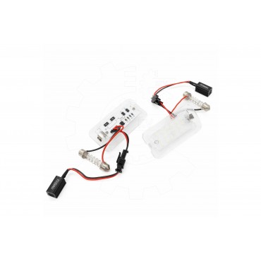 2 Lampe Feu de Plaque LED Pour Fiat 500 51800482