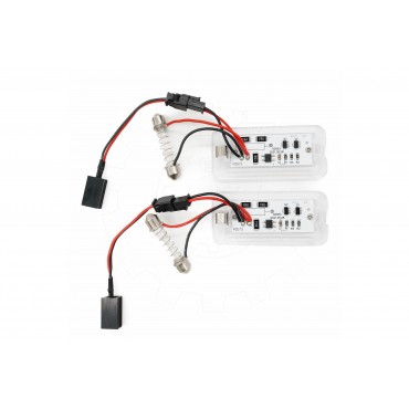 2 Lampe Feu de Plaque LED Pour Fiat 500 51800482