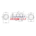 Ressort de Suspension Avant Pour Peugeot Fiat Ducato Citroën 50706261 50706845
