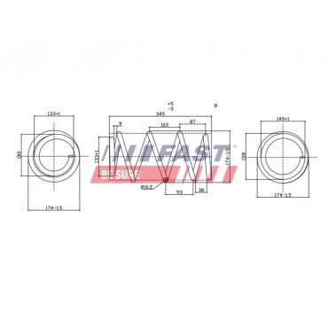 Ressort de Suspension Avant Pour Peugeot Fiat Ducato Citroën 50706261 50706845