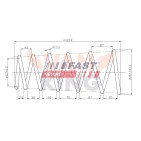 Ressort de Suspension Avant Pour Fiat Doblo 46801828