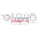 Ressort de Suspension Avant Pour Fiat Punto 46751136