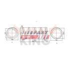 Ressort de Suspension Avant Pour Renault Kangoo Nissan Kubistar 7700311494