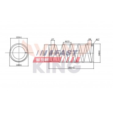 Ressort de Suspension Avant Pour Renault Opel Nissan Vauxhall 8200187079 4411801