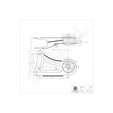 Support Moteur Arrière Pour Renault Twingo I 7700411949 7700821672