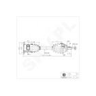 Arbre de transmission Cardan Pour VW Audi Seat Skoda 1K0407762QX 1K0407272ER