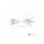 Arbre de transmission Cardan Pour VW Audi A4 Skoda 8D0407272AN 8D0407272CL