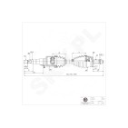 Arbre de transmission Cardan Pour Fiat Doblo 51822813 51933670 5193367055214684