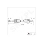 Arbre de transmission Cardan Pour Renault Espace IV VEL Satis 8200500683