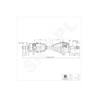 Arbre de transmission Pour VW California T6 Camper Multivan VI 7E0407451QX