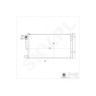 Condenseur de Climatisation Pour Peugeot Opel Fiat Alfa Romeo 6455GA 13310103