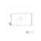 Condenseur de Climatisation Pour Opel Fiat Alfa Romeo Lancia 71772980 93168140
