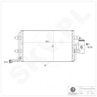 Condenseur de Climatisation Pour VW Bora Audi Seat Skoda 1J0820413A 1J0820411N