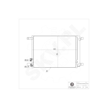 Condenseur de Climatisation Pour VW Audi A3 Seat Skoda 5Q0816411M 5Q0816411N