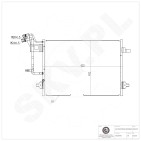 Condenseur de Climatisation Pour VW Passat Audi A4 8D0959482